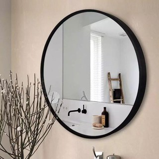 [500mm] GƯƠNG TRANG ĐIỂM  TREO TƯỜNG KHUNG ĐEN CAO CẤP SMHOME GTT01