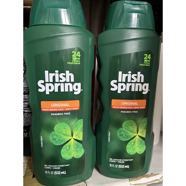 Gel tắm lrish spring danh cho phái mạnh