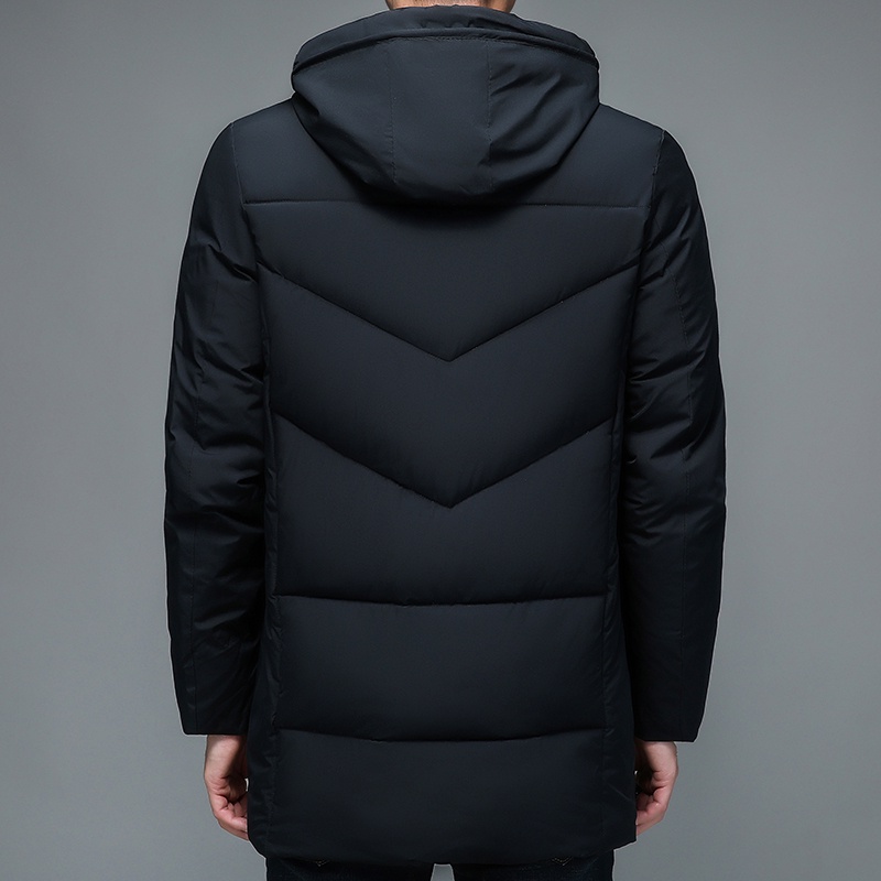 Áo phao nam quảng châu đại hàn có mũ công sở phong cách lịch lãm