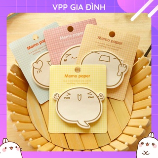 Giấy Ghi Chú Note Bánh Bao 💗 (Nhiều Màu Lụa Chọn)