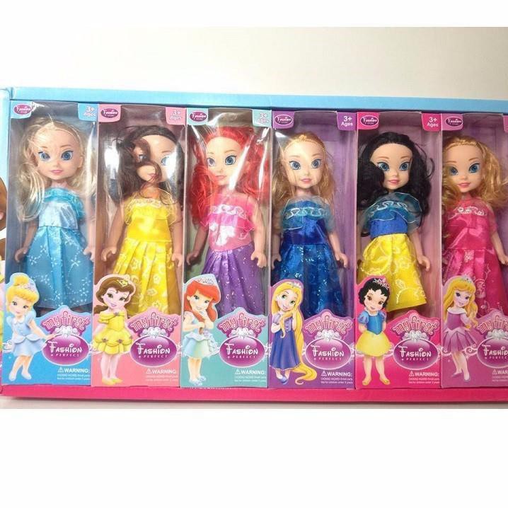 ĐỒ CHƠI HỘP 6 BÚP BÊ CÔNG CHÚA BARBIE  -  -HC Store 1