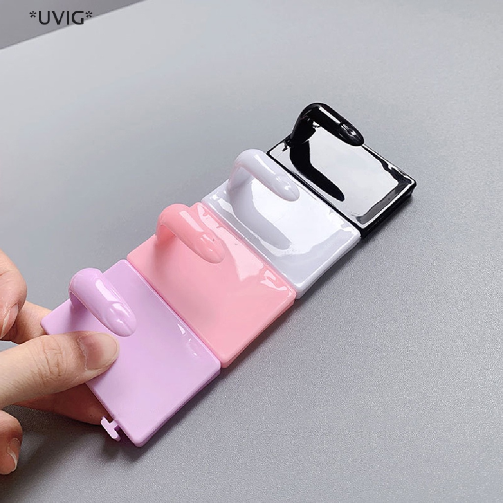 [[UVIG]] 5Pcs/set False Finger Nail Model Nail Holder Practice Display Nail Art Tool [Hot Sell]