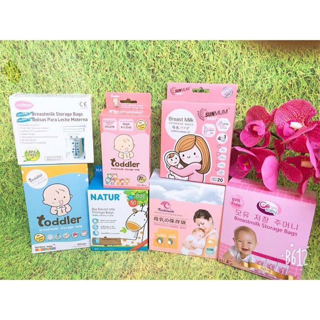 Combo dùng thử 25 túi trữ sữa dung tích 250ml (5 loại)