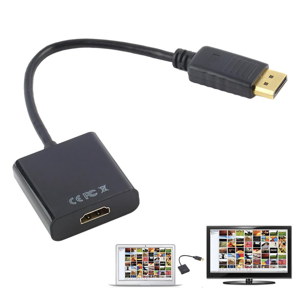 Dây cáp chuyển đổi DP đầu đực sang HDMI đầu cái cho Dell HP Lenovo