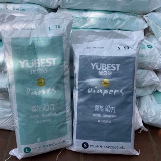 [HCM SẴN] Bỉm YUBEST Gold nội địa Trung quần / dán đủ size S90, M84, XL72,XXL66
