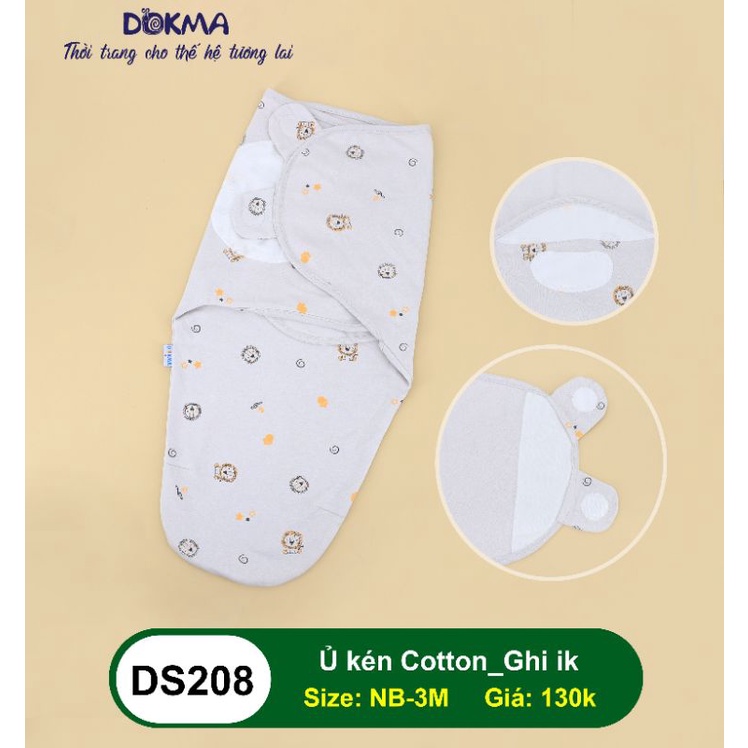 [ Chính Hãng] Ủ kén cotton cho bé Dokma