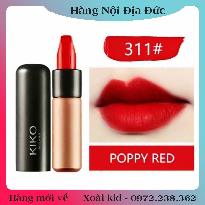 [auth] (SALE) Son Kiko Velvet Passion Matte - Full màu Đủ Bill tại Đức [Hot]