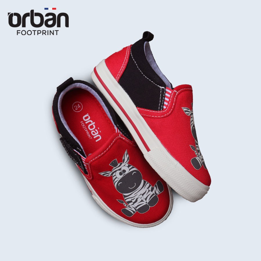 [Mã BMLTA50 giảm 10% đơn 99K] Giày Slipon bé trai Urban UB1902 đỏ