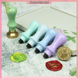 Tay cầm gỗ phong cách cổ điển cho con dấu đóng sáp