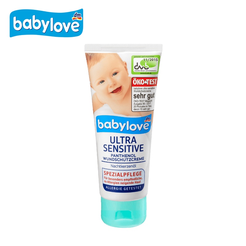 KEM CHỐNG HĂM CHO DA RẤT NHẠY CẢM BABYLOVE WUNDSCHUTZCREME ULTRA SENSITIVE 100ml - HÀNG NHẬP ĐỨC