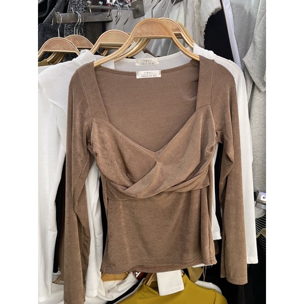 ÁO XOẮN NGỰC CHẤT NHŨ KIM CƯƠNG SEXY CO GIÃN SIÊU TỐT MS11772