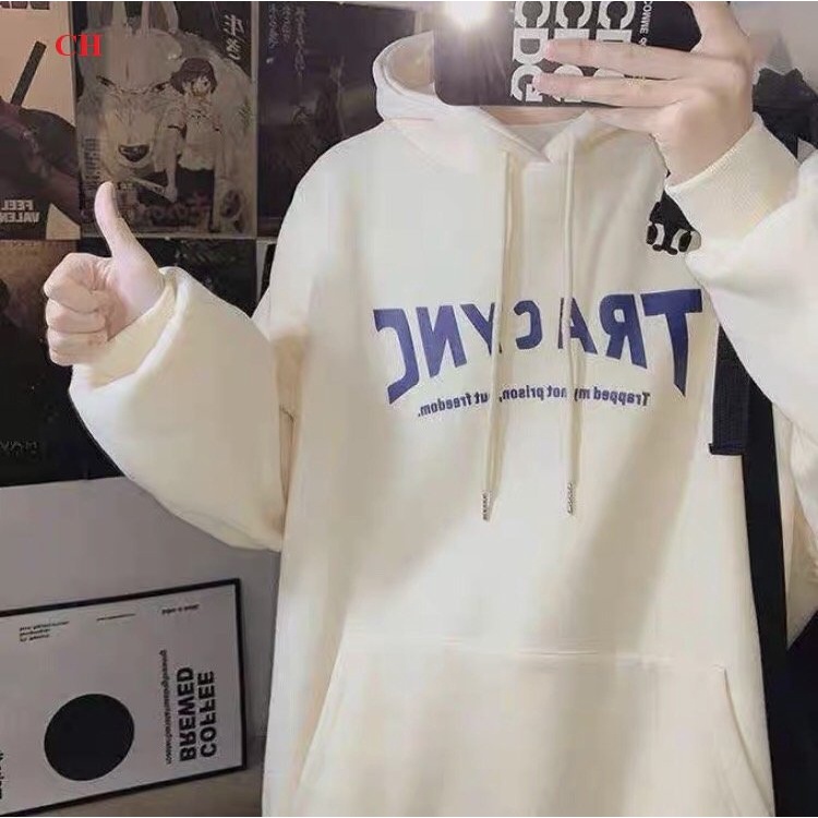 Áo Hoodie Trac PEONYB Unisex [FREESHIP] 🌸 Sweater form rộng tay bồng, nỉ bông có mũ vintage cá tính nam nữ Ulzzang 🌸 | BigBuy360 - bigbuy360.vn
