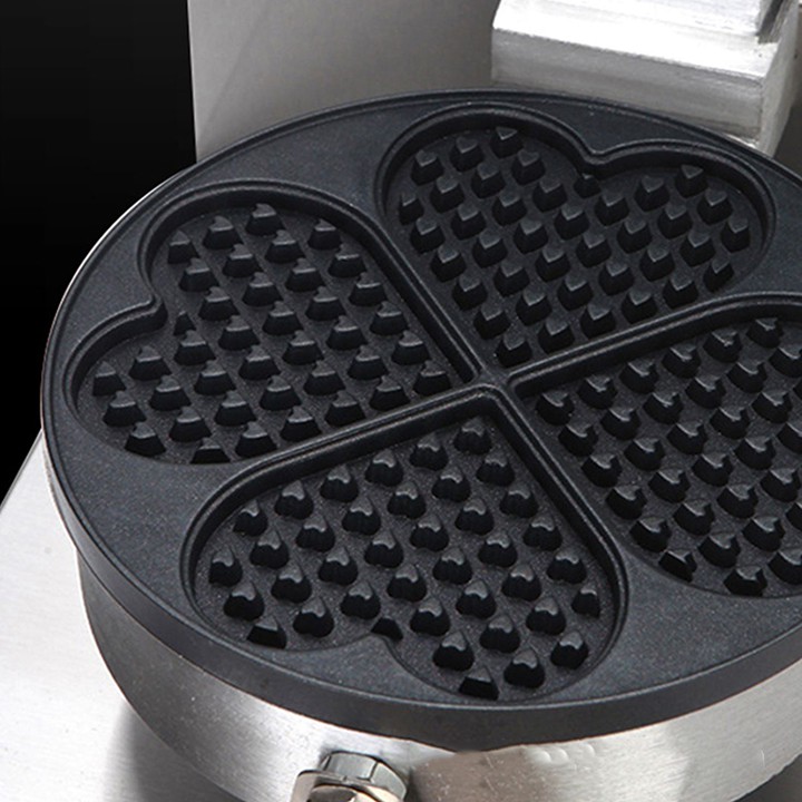 Máy nướng bánh waffle hình trái tim đôi công nghiệp