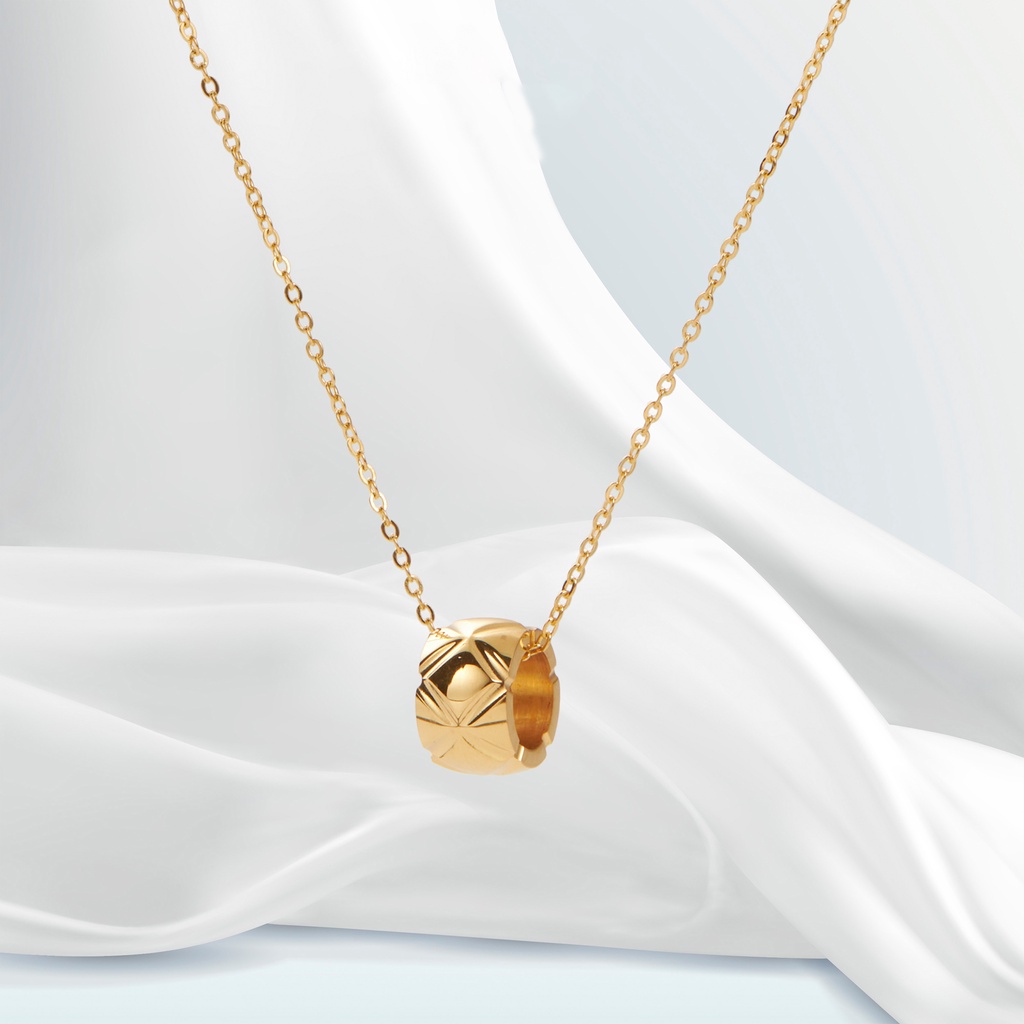 Bộ quà tặng trang sức CDE gồm Dây chuyền vòng tay và nhẫn Split Flower X Gold