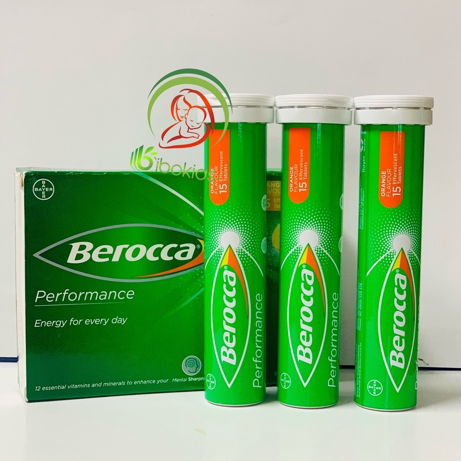 Viên C sủi Berocca performance Mango