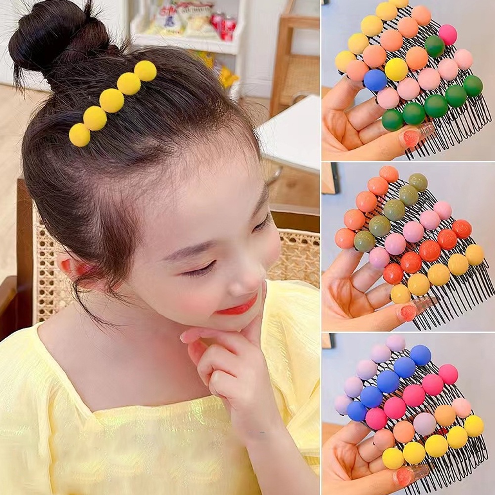 Kẹp Tóc Mái Màu Kẹo Xinh Xắn Cho Bé Gái