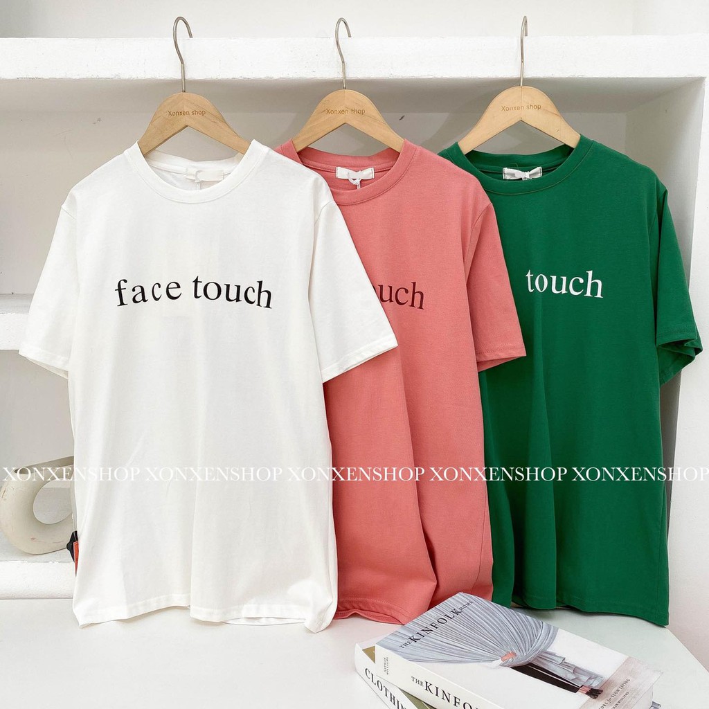 Áo thun form rộng in chữ chất cotton thoáng mát free size Xonxen shop mã A019