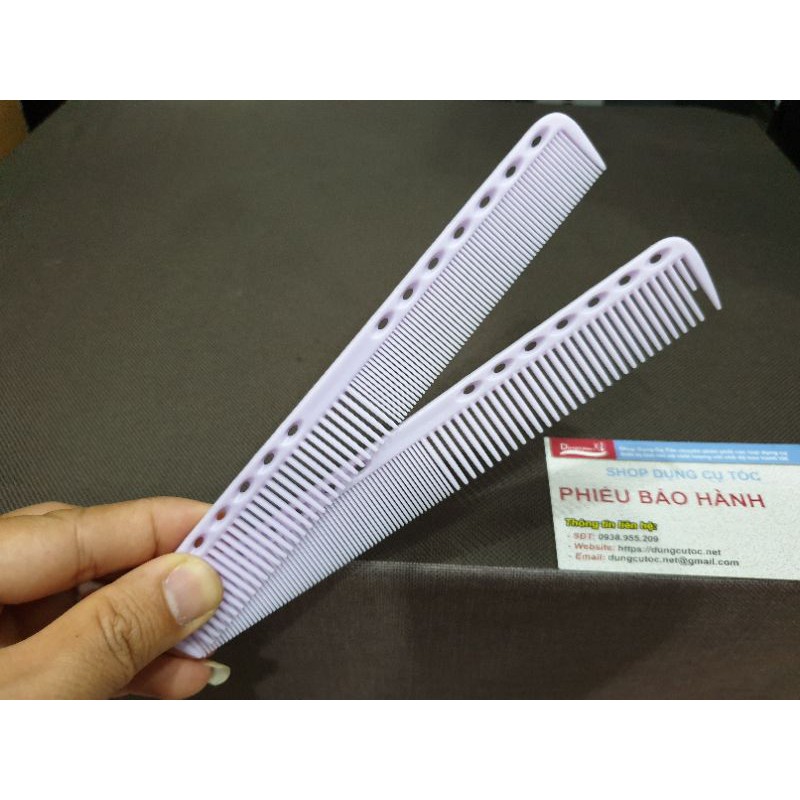 Lược Cắt Tóc Nam Nữ Ys Park Mẫu Dài 18cm Chịu Nhiệt Chải Bám Tóc.