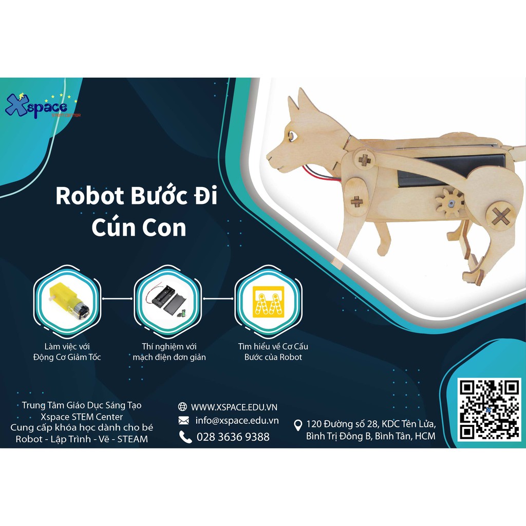 Robot Cún Con - Đồ chơi trí tuệ, đồ chơi giáo dục, bộ kit steam học tập, lắp ráp