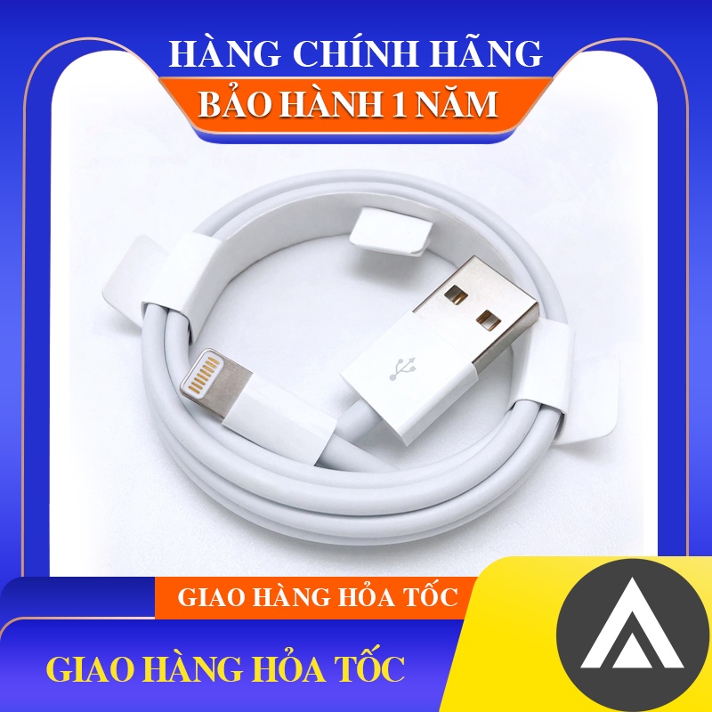 Dây sạc IP,cáp sạc IP,hỗ trợ sạc nhanh,loại tốt thân dây bọc thép BH 12th