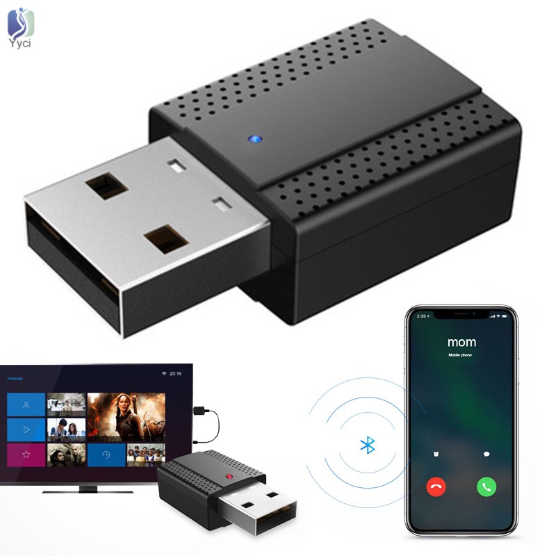 Thiết bị điều hợp thu phát sóng Bluetooth 5.0 2 trong 1 giao diện USB