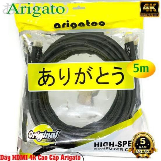 DÂY HDMI dài 1.5M, 3M ,5M ,10m Arigato 2k*4k lõi đồng xịn chất lượng cao bảo hành 12 tháng ECOBA