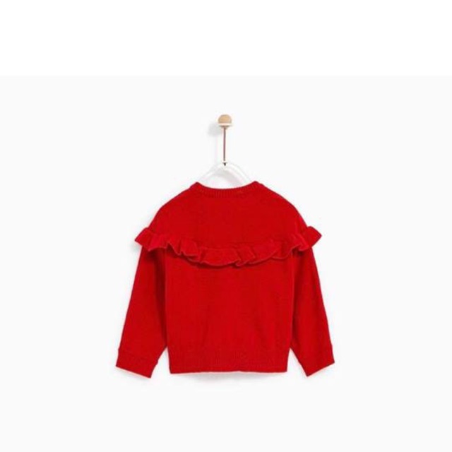 Áo len đỏ Zara xuất dư