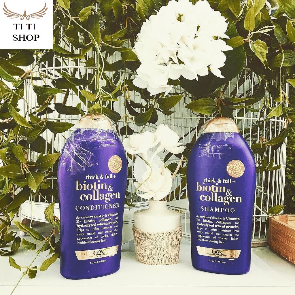 Dầu Gội BIOTIN COLLAGEN Giúp MọcTóc Cải Thiện Tóc 577ml