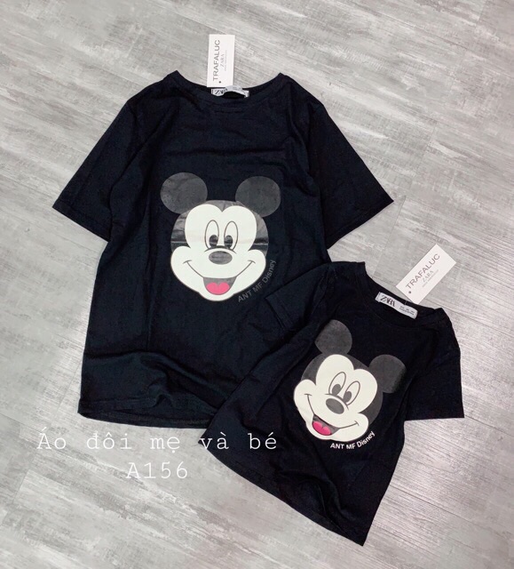 YY - ÁO ĐÔI MICKEY CỘC TAY CHO MẸ VÀ BÉ MÃ 4356