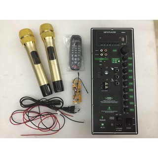 TRỌN BỘ MẠCH LOA KÉO 500W VÀ 02 MICRO KHÔNG DÂY UHF CHỈNH VOLUME CỰC HAY