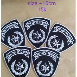 HÌNH THÊU ỦI NHIỆT LOGO CẢNH SÁT siz 10cm