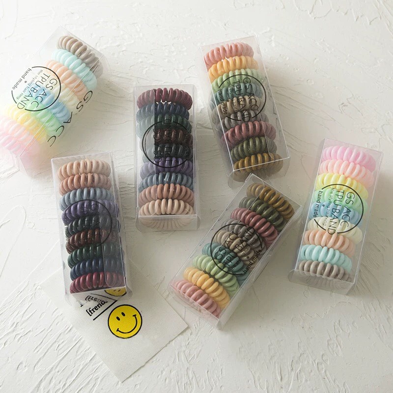 Set 9 cột tóc lò xo phong cách Hàn Quốc Mua Tất (muatatshop)