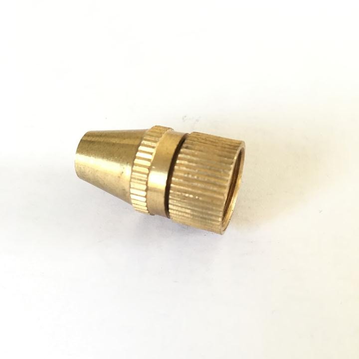 Đầu bec tưới cây bằng đồng ren trong 14mm dùng cho bình bơm, tưới phun sương cho bình DUDACO và các loại bình cùng cỡ
