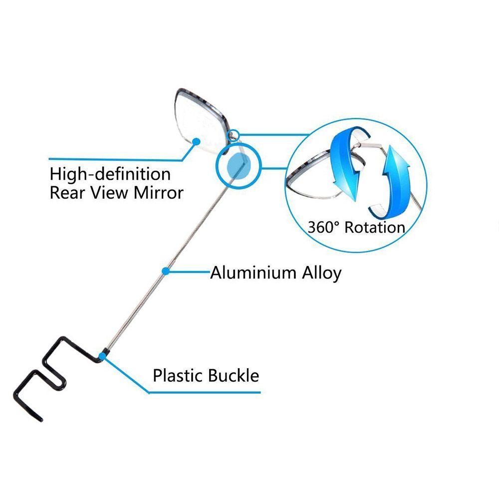 IVORY Kính Chiếu Hậu Xoay 360 Độ Siêu Nhẹ Cho Xe Đạp