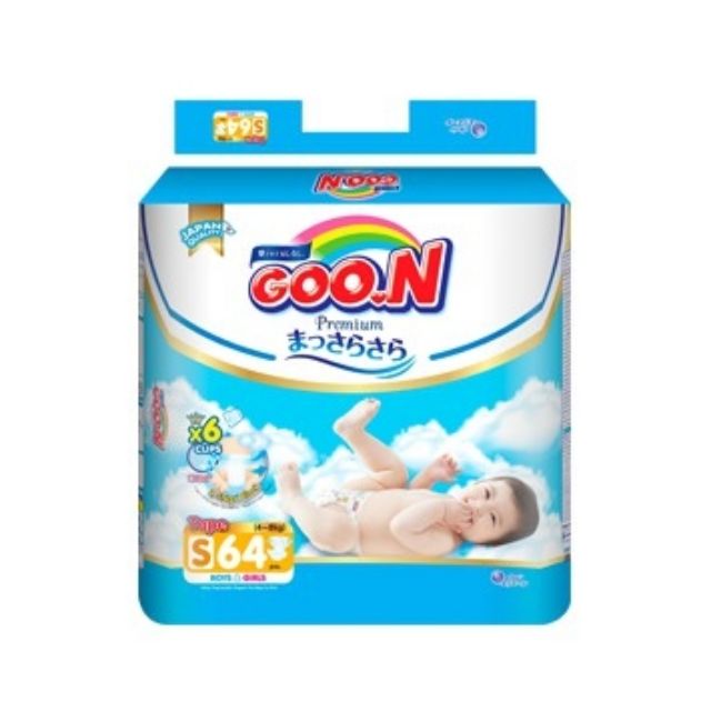 (Cắt tem/ko quà) Bỉm dán/ quần Goon Premium các size Nb70/S64/