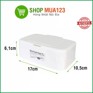 Hộp đựng giấy ướt có nắp bật Nhật nội địa