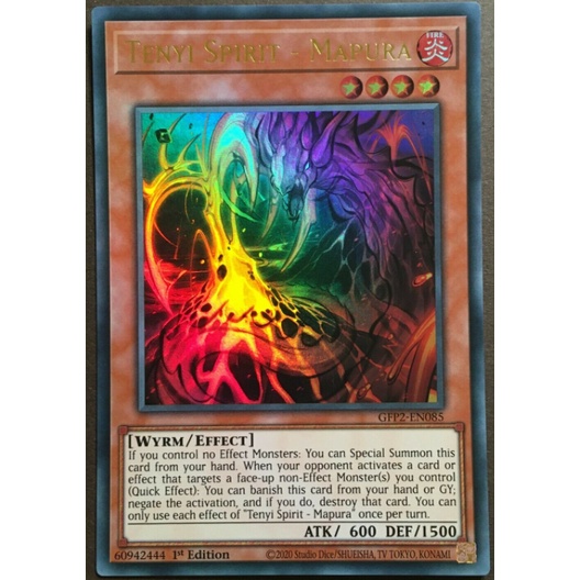 Lá bài Tenyi Spirit - Shthana - Mapura - Vishuda - Adhara \ GFP2 \ Ultra Rare - 1st