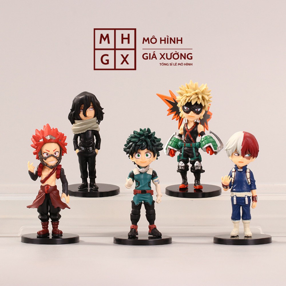 Mô Hình Học Viện Siêu Anh Hùng 9 nhân vật Deku , All Might ,Todoroki Shoto ,Bakugo Katsuki figure my hero academia