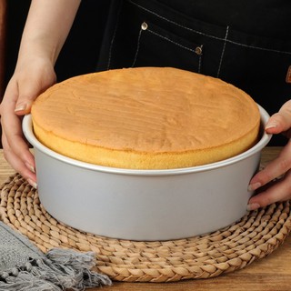 Khuôn nhôm tròn đúc đế liền, khuôn làm bánh bông lan
