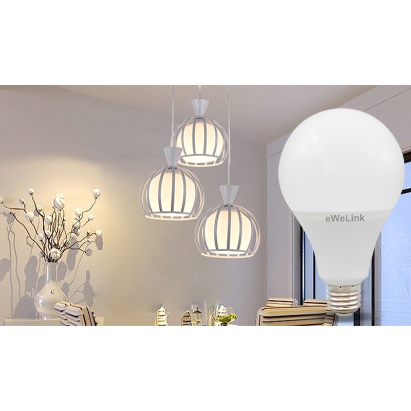 Bộ 2 Bóng Đèn LED Trơn eWeLink 12W Ánh sáng Trắng