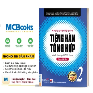 Sách - Tiếng Hàn Tổng Hợp Sơ Cấp Sách Bài Tập 2