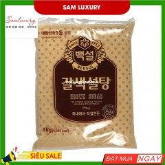 Đường vàng (nâu) Hàn Quốc Beksul 1kg