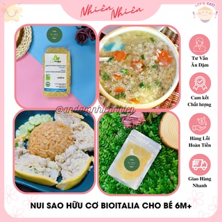 Nui sao hữu cơ Bioitalia cho bé ăn dặm [ Có tách lẻ 100gr dùng thử]