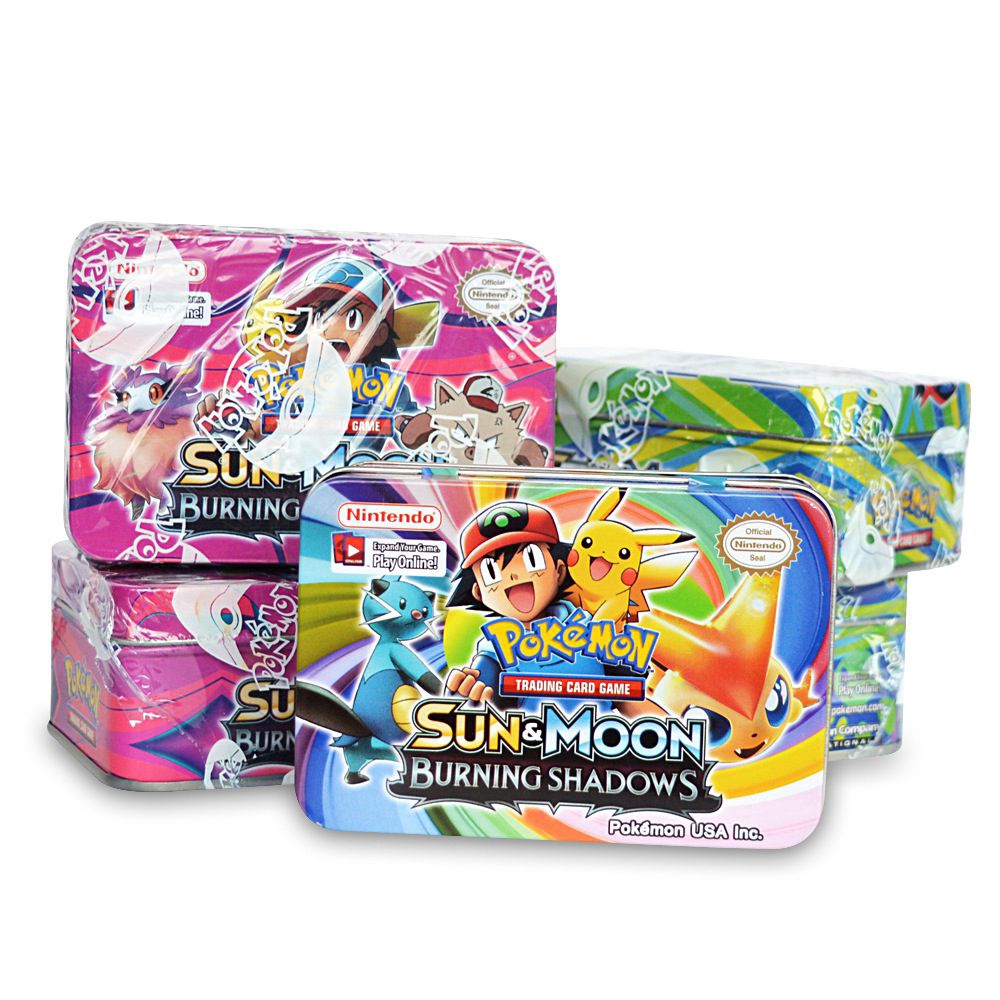 Hộp 42 thẻ bài Pokemon thần mặt trời&mặt trăng độc đáo thú vị