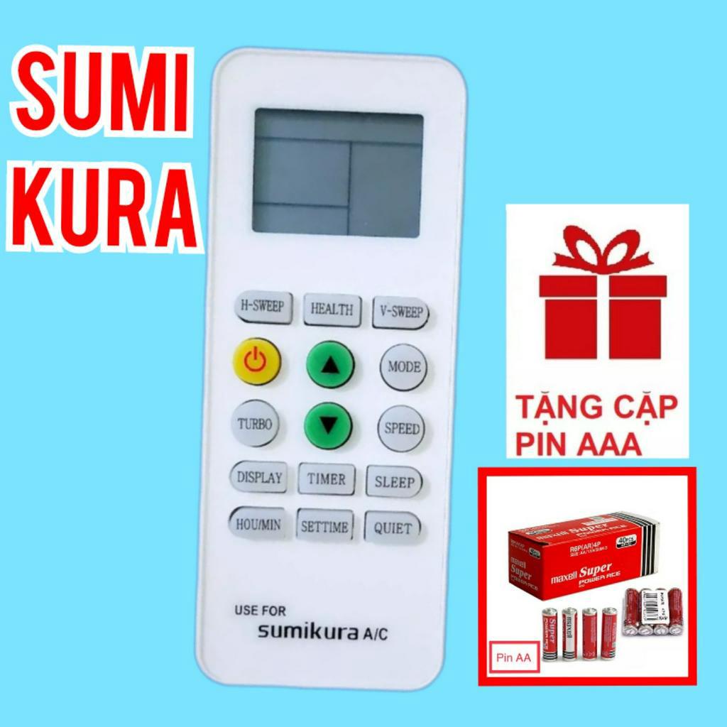 Điều Khiển Điều Hòa SUMIKURA Loại Vuông 2 Chiều hàng chuẩn_Remote Máy Lạnh SUMIKỦA