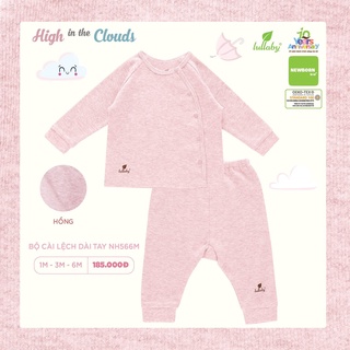 Bộ sơ sinh dày cài lệch Lullaby