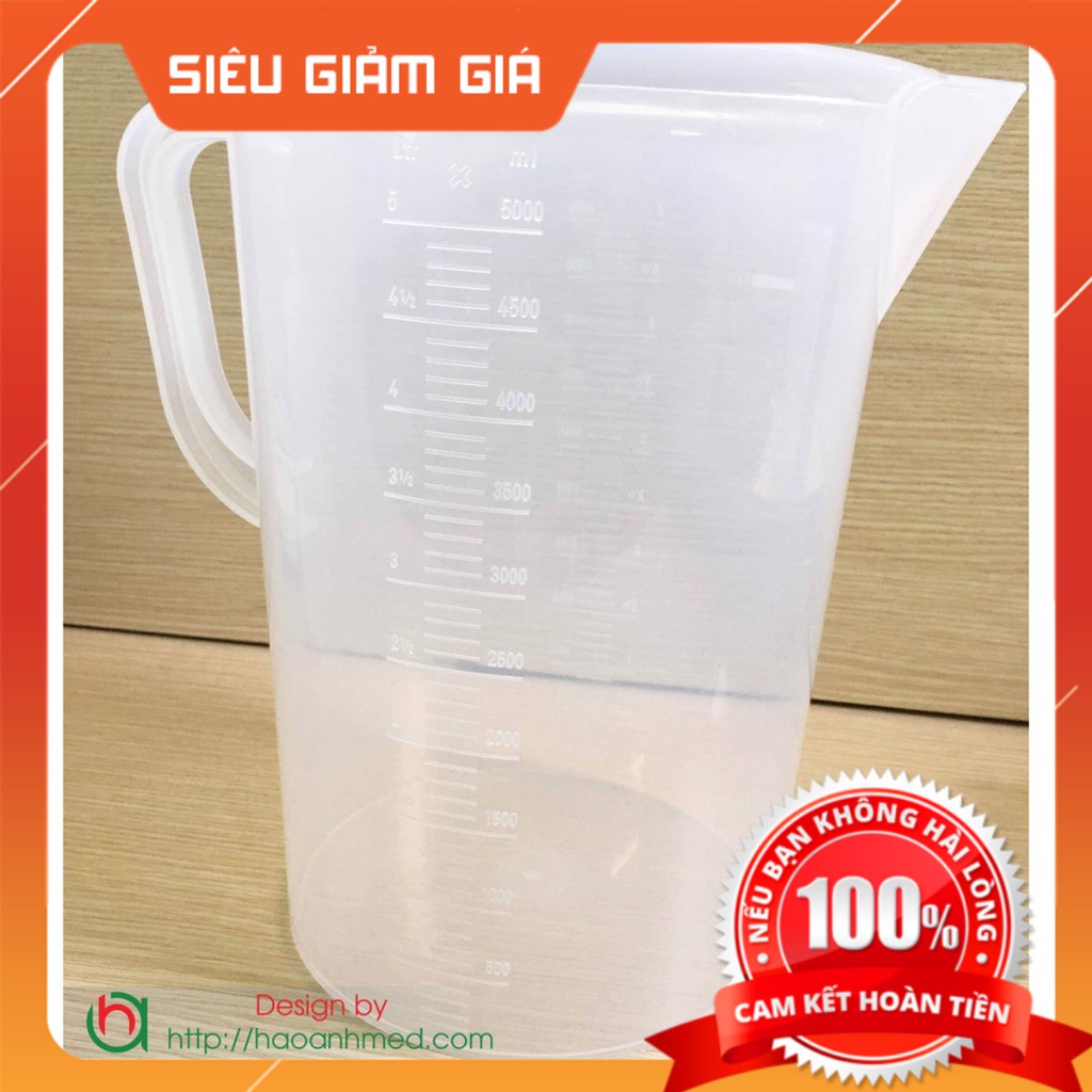 (Tbyt Hào Anh)[Xả Kho Cắt Lỗ] Ca Đong Nhựa Vạch Đo Kích Cỡ 500ml / 1000ml / 2000ml