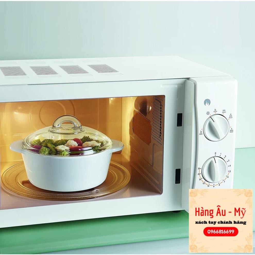 Nồi Thủy Tinh Cao Cấp Sử Dụng Bếp Từ Luminarc Vitroline Màu Trắng Sứ - MADE IN FRANCE