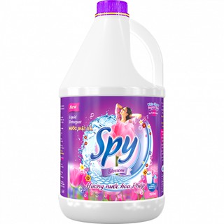 Nước giặt xả 2 trong 1 spy tím can 3500 ml