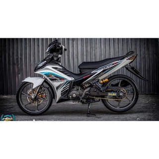 tem rời ex 135 xanh bạc xe trắng